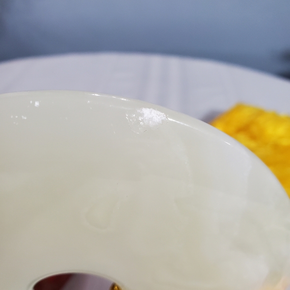 Genuine Jade Display Plate Bamboo Print With Floral Oriental Vase Stand - Picture 13 of 13